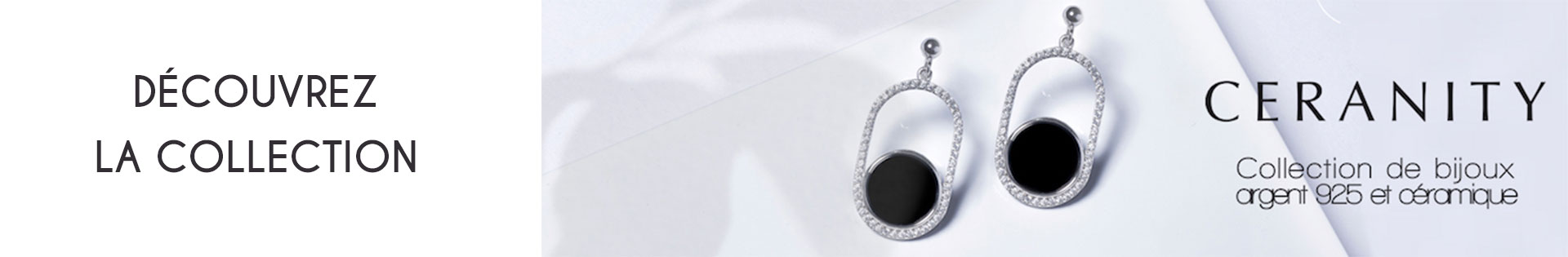 Boucles d'oreille - Ceranity Silver - plaqué or - oxyde de zirconium
